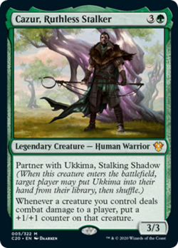 Cazur, Ruthless Stalker FOIL Commander 2020: Ikoria NM Mythic Rare CARD ABUGames - Image 1