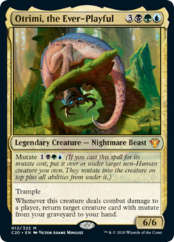 Otrimi, the Ever-Playful FOIL Commander 2020: Ikoria NM CARD ABUGames - Image 1