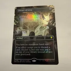 Library of Leng FOIL Borderless 158 Special Guests SOS SPG MTG Mythic Unplayed - Image 3