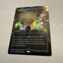 Library of Leng FOIL Borderless 158 Special Guests SOS SPG MTG Mythic Unplayed - Image 5