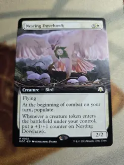 Nesting Dovehawk (Extended Art) Commander: March of the Machine - Image 1