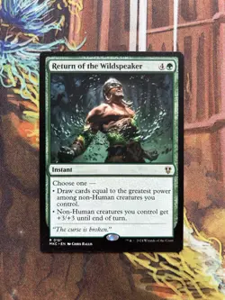 1x Return of the Wildspeaker NM Eng MTG - Commander Karlov Manor - Image 1