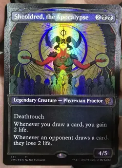 MTG - Sheoldred, the Apocalypse - 331 - DMU - (Showcase) Textured Foil - NM - Image 1