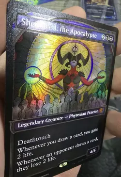 MTG - Sheoldred, the Apocalypse - 331 - DMU - (Showcase) Textured Foil - NM - Image 2