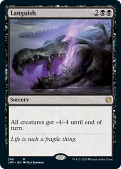 Languish Jumpstart NM Black Rare MAGIC THE GATHERING MTG CARD ABUGames - Image 1