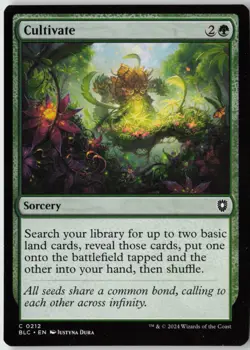 Cultivate (212) - Normal - Commander: Bloomburrow (BLC) - NM - Image 1