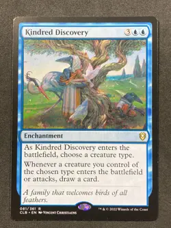 Kindred Discovery R Commander Legends: Battle for Baldur's Gate 81 NM Pack Fresh - Image 1