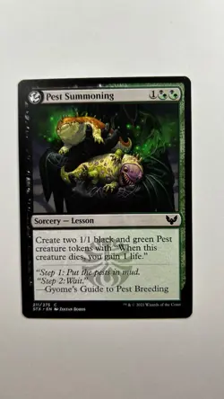 MTG Strixhaven School of Mages Pest Summoning 211/275 Magic the Gathering - Image 1
