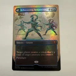 Echocasting Symposium FOIL Borderless 291 Secrets of Strixhaven SOS MTG Unplayed - Image 1