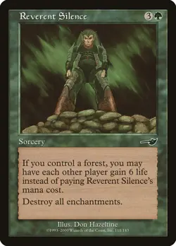 Reverent Silence Nemesis MTG NM - Image 1