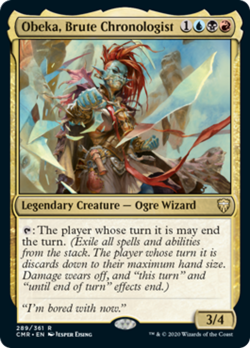 Obeka, Brute Chronologist FOIL Commander Legends NM Rare CARD ABUGames - Image 1