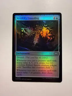 Kozilek's Unsealing 65 MTG Modern Horizons 3 Foil - Image 1