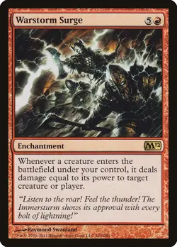 Warstorm Surge Magic 2012 / M12 MINT Red Rare MAGIC THE GATHERING CARD ABUGames - Image 1