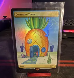 Wizards of the Coast Command Tower Secret Lair Drop Foil Rare SpongeBob EN - Image 1