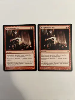2x Blasphemous Act - Innistrad - MTG - Magic the Gathering - Image 1