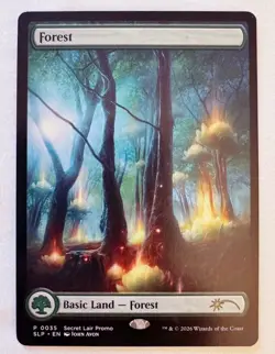 Magic MTG MagicCon Las Vegas 2026 Basic Land Forest Promo card Non Foil - Avon - Image 1