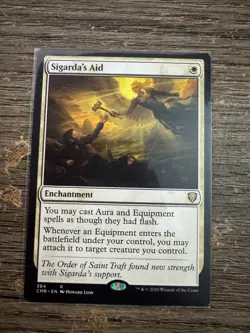 Magic the Gathering Sigarda's Aid Commander Legends Regular - Image 1