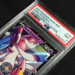 Dark Sylveon V HOLO RARE SWSH134 (PSA MINT 9) Black Star PROMO Pokemon Cards - Image 3