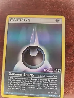 Darkness Energy Holo Ex Delta Species Pokemon Card WOTC - Image 3