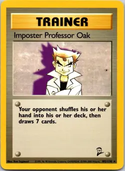 IMPOSTER PROFESSOR OAK - 102/130 - BASE SET 2 - - LP - Image 1
