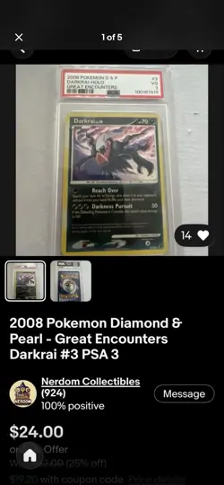 Pokemon Graded Card Lot - Image 1
