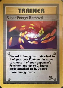 Super Energy Removal 108/130 Rare Base Set 2 Pokemon Lightly Played - Image 1