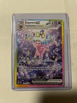Pokemon Espeon Ex 155/131 Prismatic Evolutions Special Illustration Rare SIR PRE - Image 1