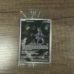 Mewtwo SVP 052 Black Star Promo Scarlet & Violet 151 Promo Sealed Pokemon TCG - Image 1
