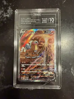 Entei V 213/172 SAR VSTAR Universe Holo TAG 10 Pokemon Japan - Image 1