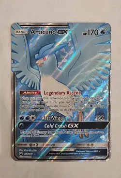 Pokemon Articuno GX Full Art Ultra Rare Celestial Storm 154/168 Near Mint - Image 3