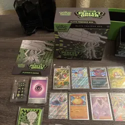 Pokemon Perfect Order ETB Opened Box Plus Contents & Promo 135 Holo Reverse Holo - Image 2