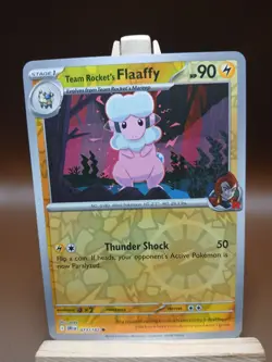 LP Pokemon Team Rocket’s Flaaffy 073/182 Reverse Holo Destined Rivals - Image 1