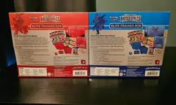 Pokemon Sword & Shield Battle Styles 2 ETBs (Red & Blue) Sealed - Image 2