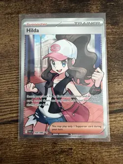 Pokemon Hilda 164/086 SV11W White Flare Ultra Rare Holo Trainer English - Image 3