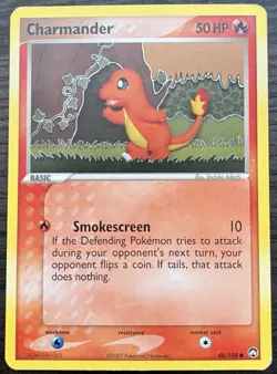 Charmander 48/108 Pokemon TCG EX Power Keepers Common Heavy Play HP - Image 1