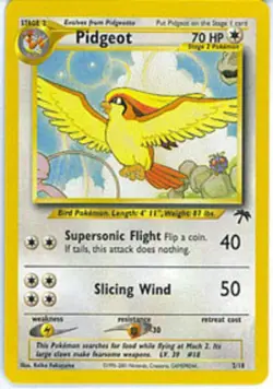 Heavily Played Pidgeot - 2 - Promotional Pokemon Southern Islands - Image 1