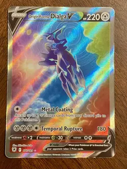 Origin Forme Dialga V (Alternate Full Art) 177/189 Swsh10: Astral Radiance Holo - Image 1