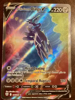 Origin Forme Dialga V (Alternate Full Art) 177/189 Swsh10: Astral Radiance Holo - Image 3