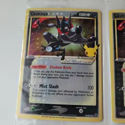 Set Of 2 Sealed Pokemon Greninja SWSH144 Celebrations Promo - Image 3