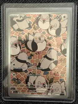 Pokemon Illustration Pidove 148/086 Black Bolt English Edition - Image 1