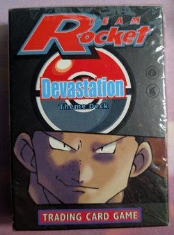 Team Rocket Devastation Theme Deck Pokemon Year 2000 FACTORY SEALED - Image 1