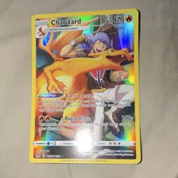 Pokemon Charizard TG03/TG30 Ultra Rare Full Art Holo 170 HP Royal Blaze - Image 2