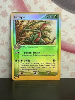 Pokemon TCG Grovyle 31/109 Ruby and Sapphire Reverse Holo Nintendo 2003 HP - Image 1