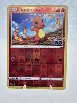 Charmander 008/078 Pokemon GO Reverse Holo - Image 1