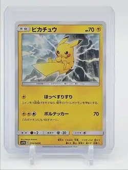 PIKACHU 2019 POKEMON JAPANESE DREAM LEAGUE COMMON 016/049 Q7098 - Image 1