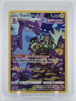 TOXTRICITY 2023 POKEMON CROWN ZENITH GALARIAN GALLERY RARE GG09/GG70 Q1829 - Image 1