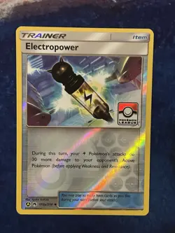 Pokemon Electropower Pokemon League Stamped Reverse Holo # 172a/214 - LP - Image 1