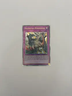 Yugioh Dogmatika Punishment RA01-EN076 Quarter Century Secret Rare NM - Image 1