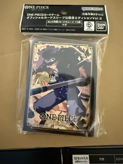 One Piece TCG: Official TCG+ Store Sleeves: Limited Edition V2: Sabo - Image 1