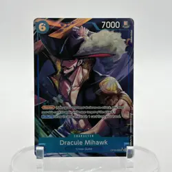 One Piece Dracule Mihawk OP09-048 SR Parallel Foil -Emperors in the New World NM - Image 1